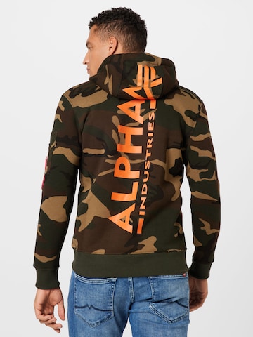 ALPHA INDUSTRIES Суичър в зелено