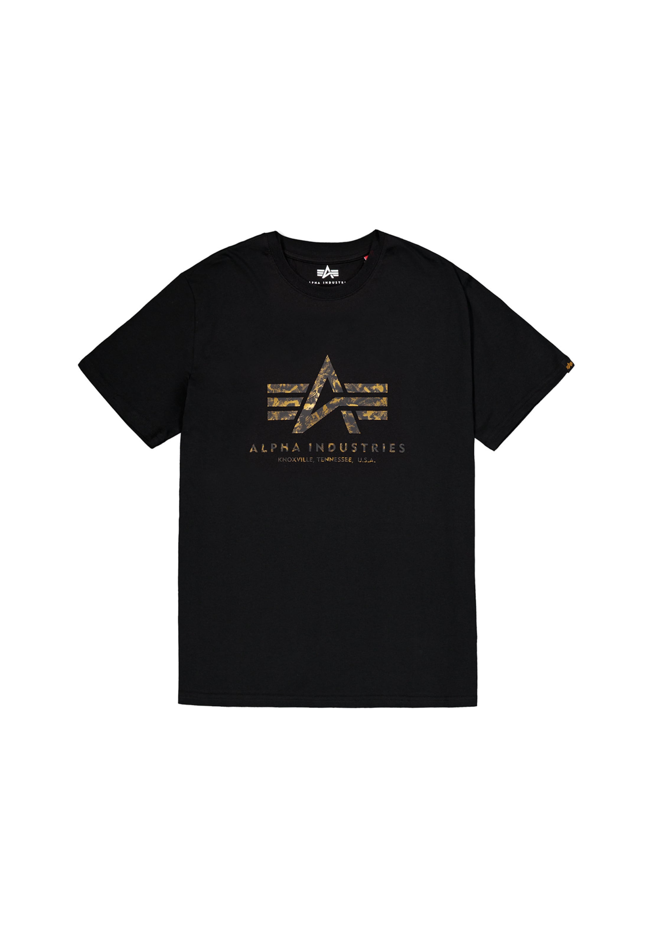 ALPHA INDUSTRIES Koszulka w kolorze czarny: przód