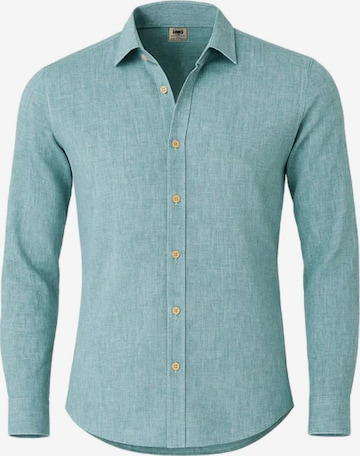 UNIQVIBE Regular Fit Hemd in Blau: Vorderseite