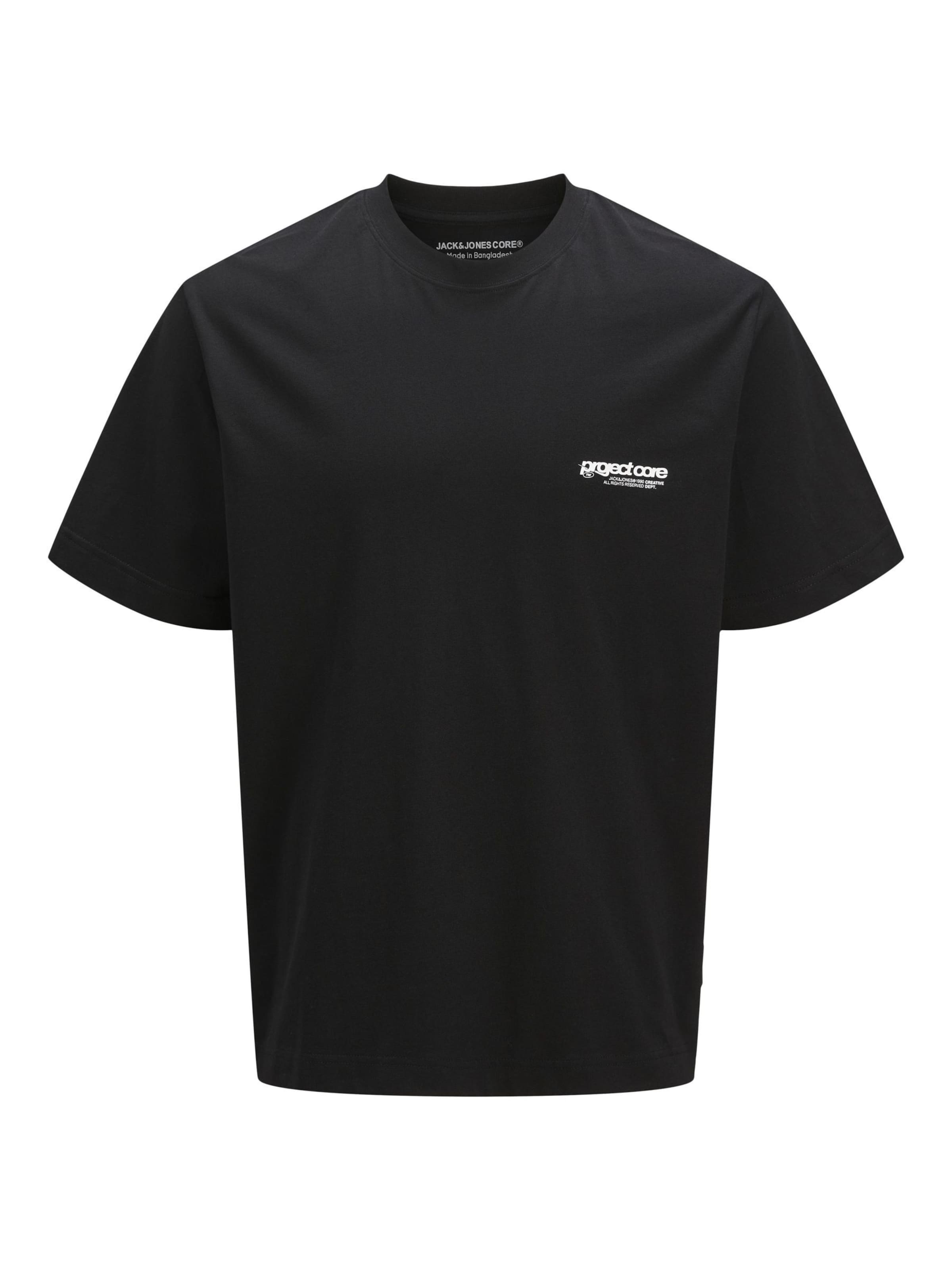 T-Shirt Jack & Jones Plus en noir : devant