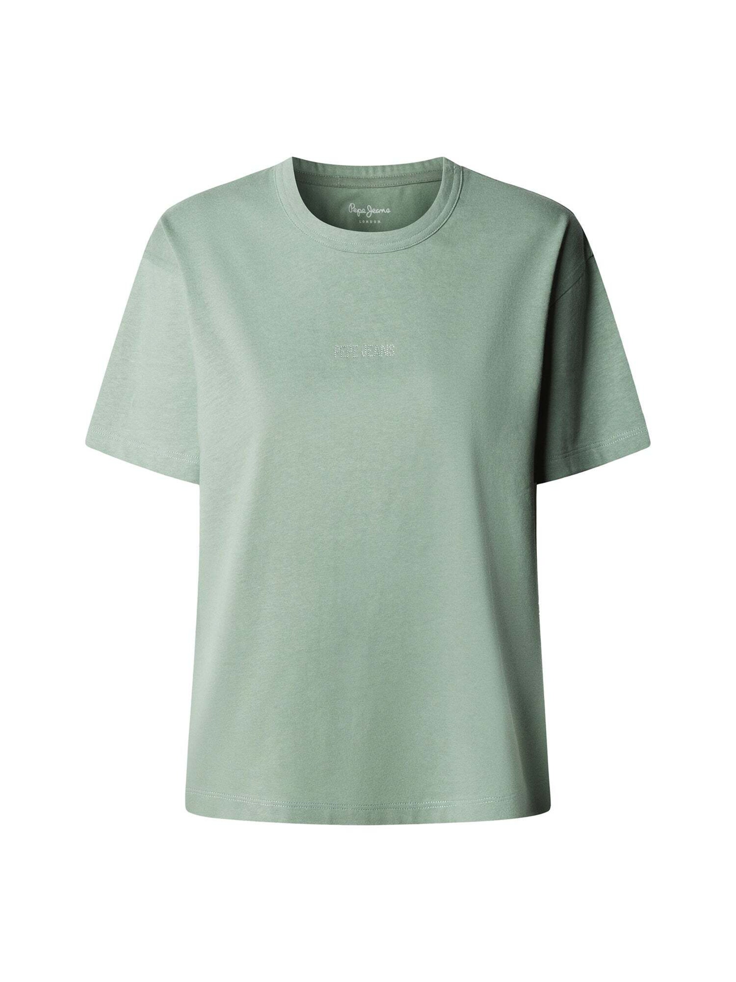 T-shirt 'Mia' Pepe Jeans en vert : devant
