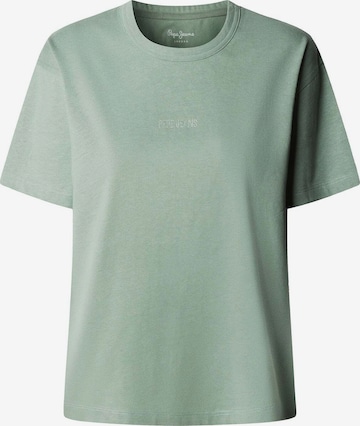 T-shirt 'Mia' Pepe Jeans en vert : devant