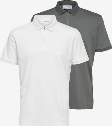 SELECTED Shirt 'Fave' in Green: front
