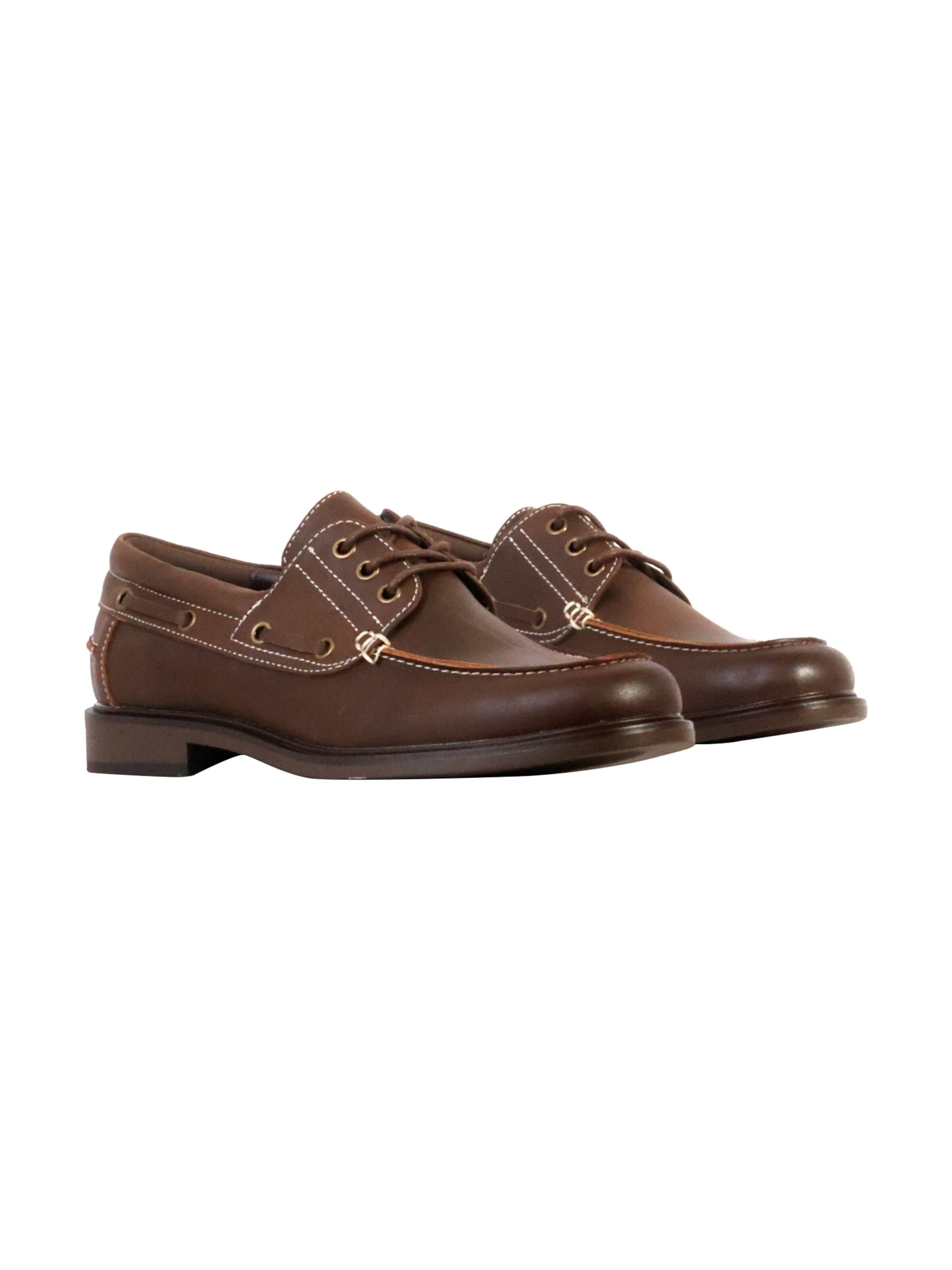 Super Mode Slip-ons 'Schnür-Mokassin' in Brown