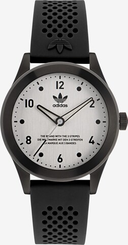 ADIDAS ORIGINALS Analog Watch in Black: front