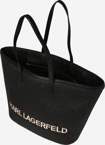 Karl Lagerfeld Nakupovalna torba 'ESSENTIAL' | črna barva