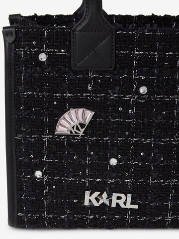 Borsa a spalla di Karl Lagerfeld in nero