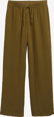 TOM TAILOR DENIM Wide leg Trousers in Green: front