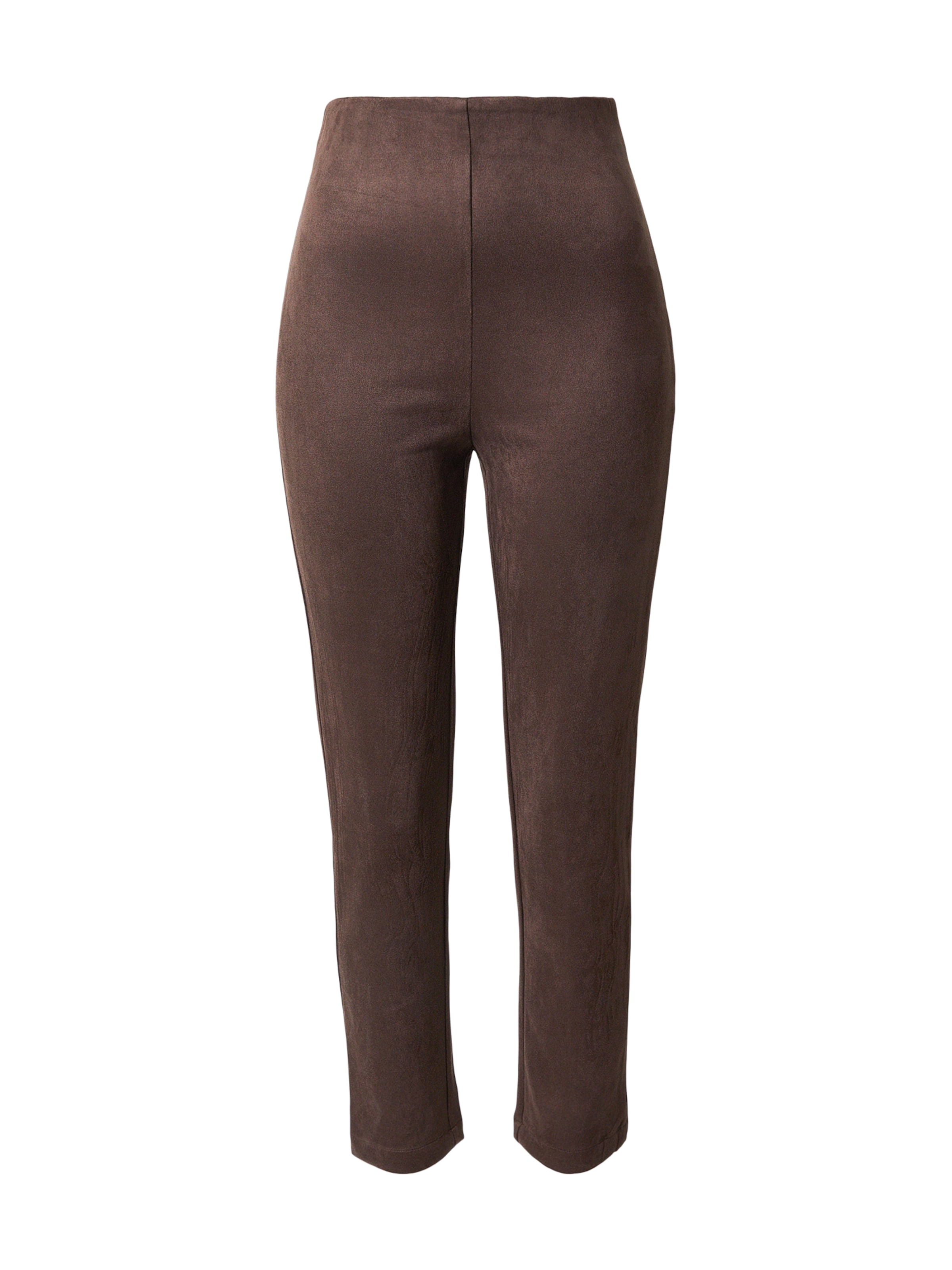 ABOUT YOU Skinny Hlače 'Ellen' | rjava barva: sprednja stran