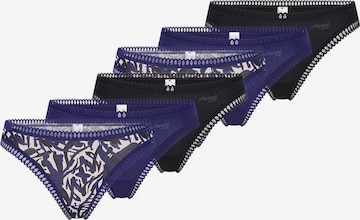 SLOGGI String 'GO Crush' in Blauw: voorkant