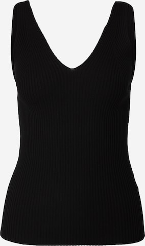 NÜMPH Knitted top 'CERYS' in Black: front