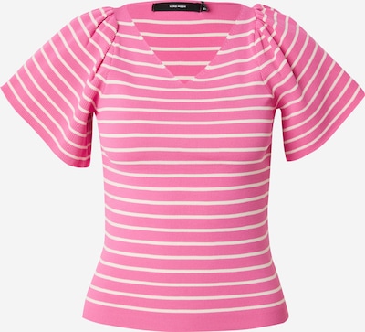 VERO MODA Pullover 'GINNY' in pink / weiß, Produktansicht