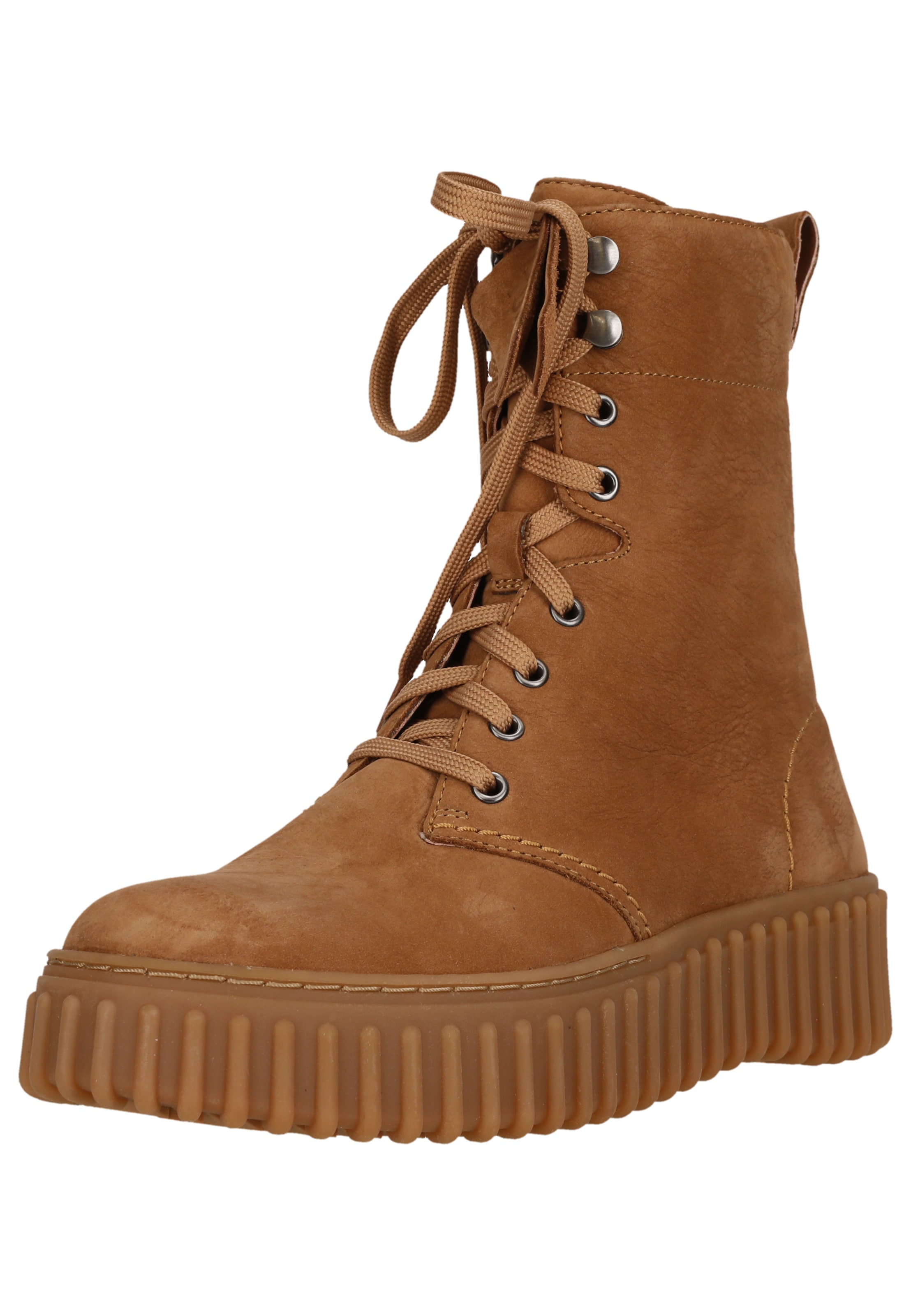 CLARKS Schnürstiefel 'Torhill Style' in Braun: Vorderseite