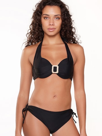 LingaDore T-shirt Bikini in Zwart: voorkant