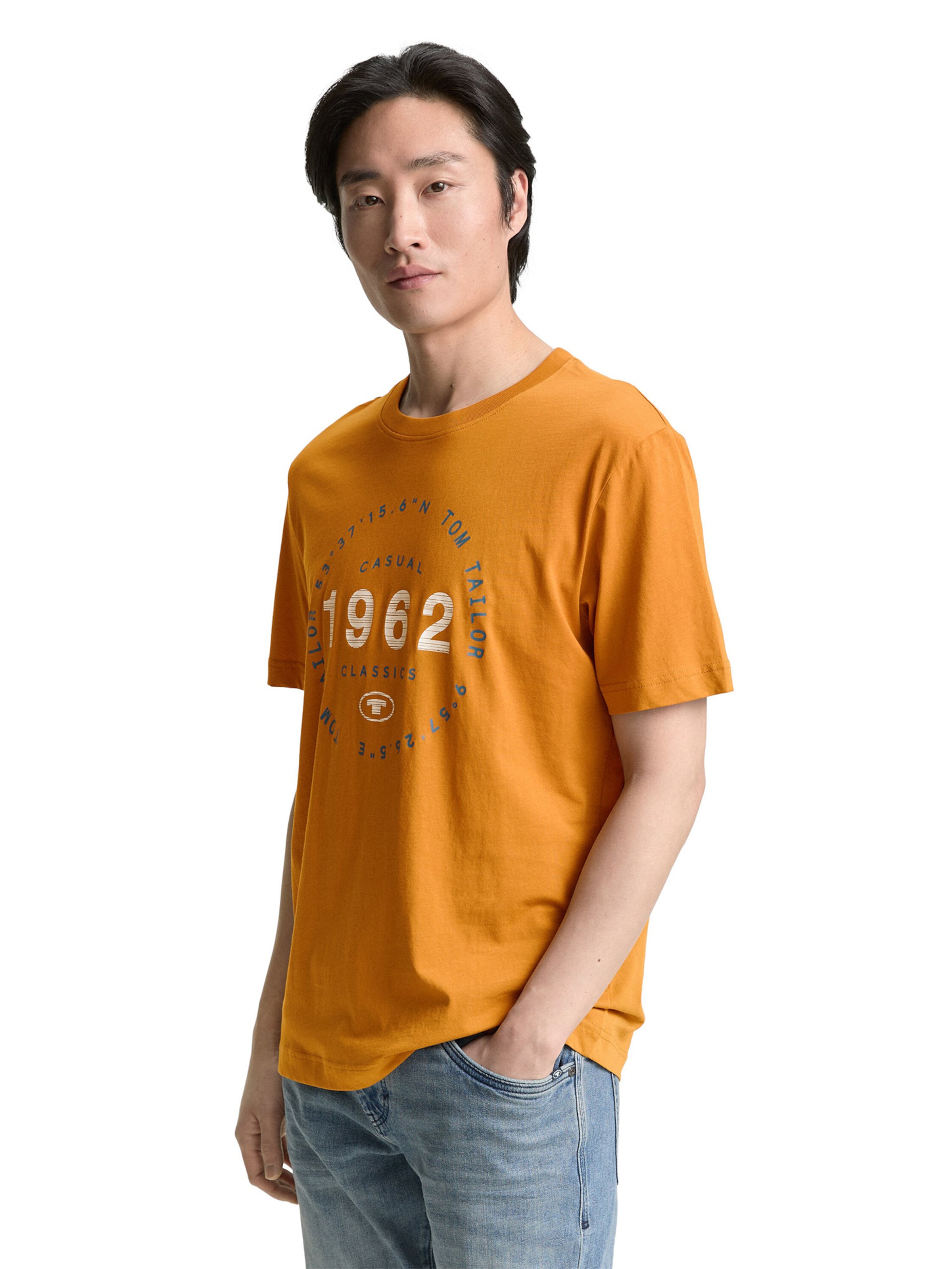 TOM TAILOR - Camiseta en marrón: frente