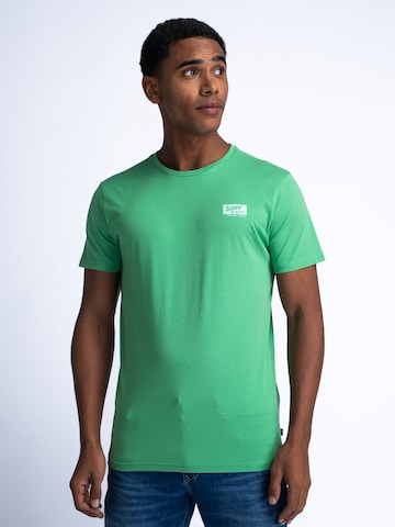 T-Shirt 'Waikiki Beach' Petrol Industries en vert