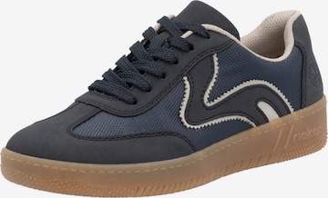 Sneaker bassa 'M5512' di Rieker in blu: frontale