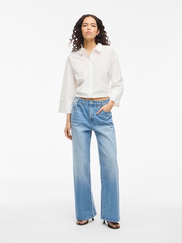 VILA Wide Leg Jeans 'VIHelia' i blå