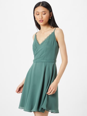 VM Vera Mont Cocktail Dress in Green: front