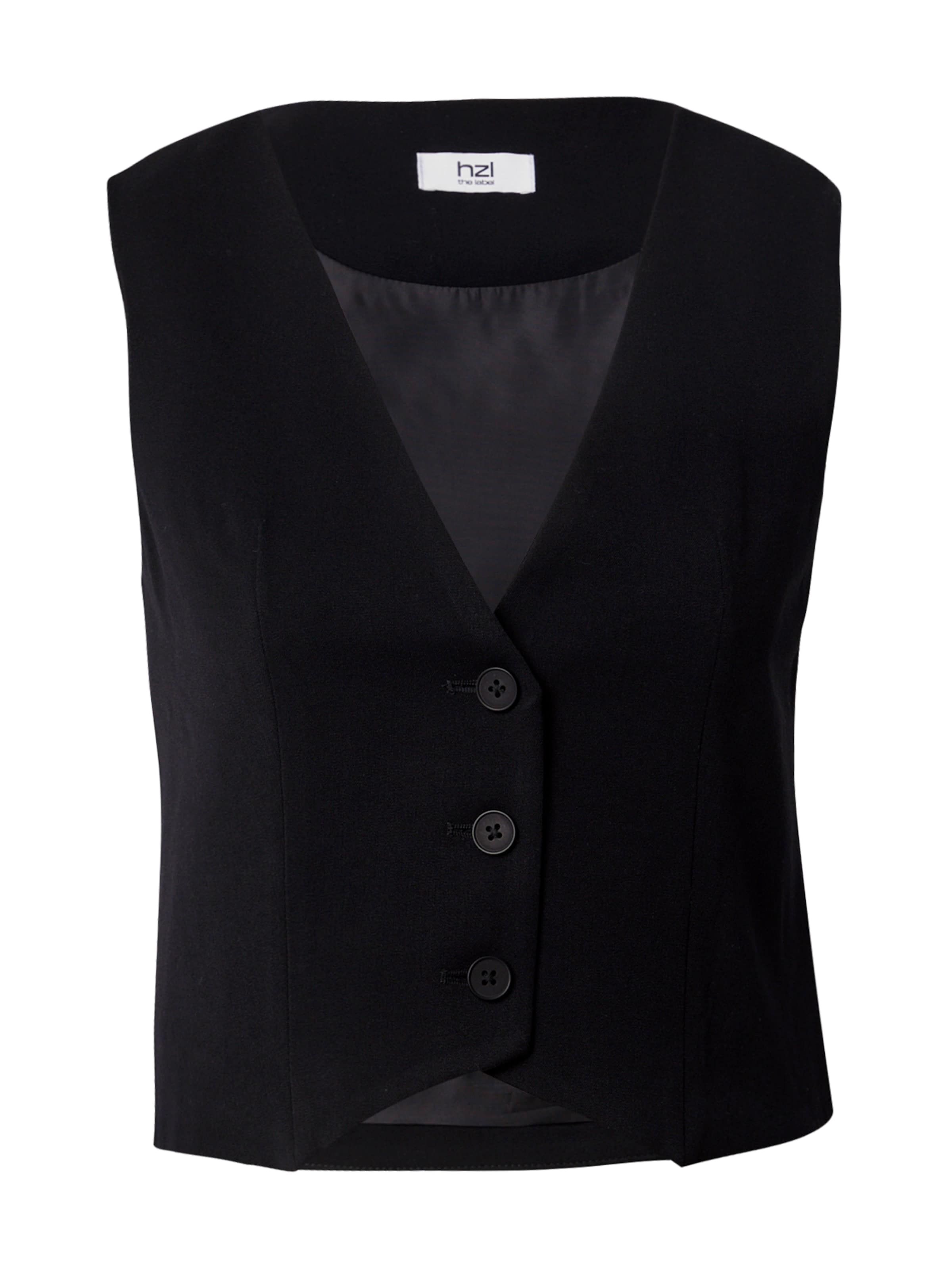 hzl the label - Colete de fato em preto: frente