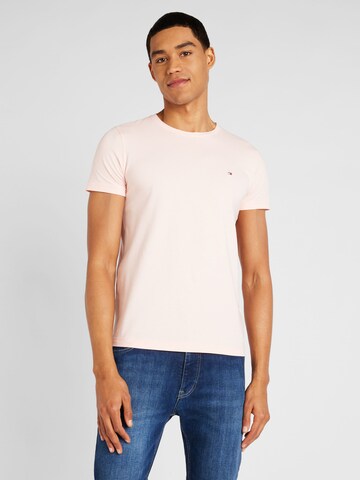 TOMMY HILFIGER Slim Fit T-Shirt in Pink: predná strana