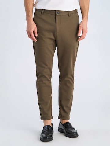 Lindbergh Slimfit Housut värissä vihreä