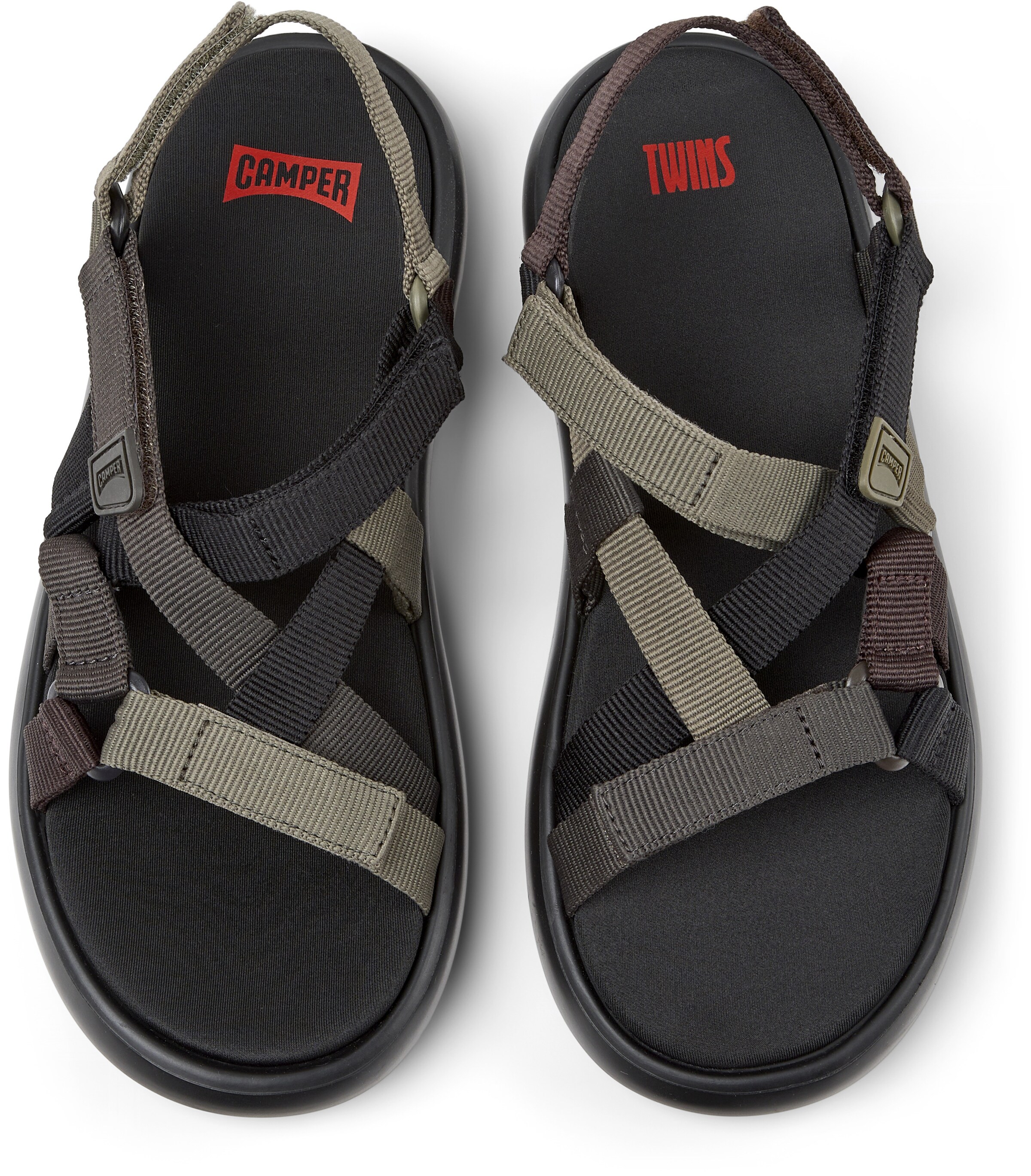 CAMPER Sandale 'Pelotas Flota' in Schwarz