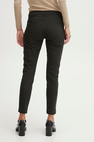 Fransa Slim fit Pants in Black