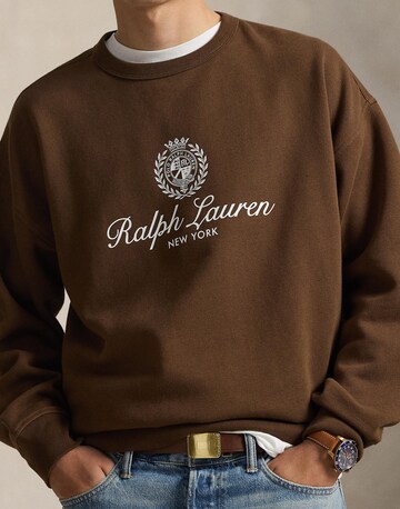 Felpa di Polo Ralph Lauren in marrone