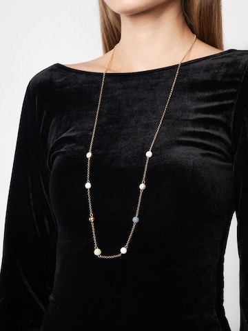 A&C Oslo – Nordic Design Jewellery Ketting 'White Dreams' in Goud: voorkant