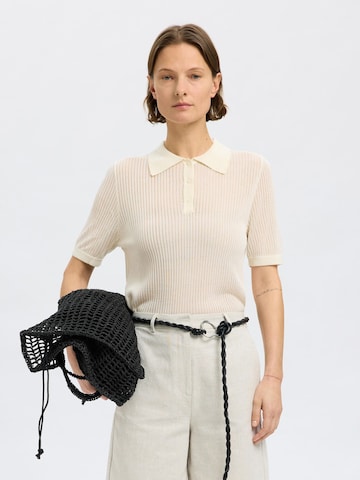 Maglietta di SELECTED in beige