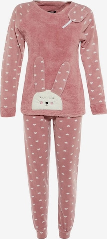 Trendyol Пижама в Ярко-розовый: спереди