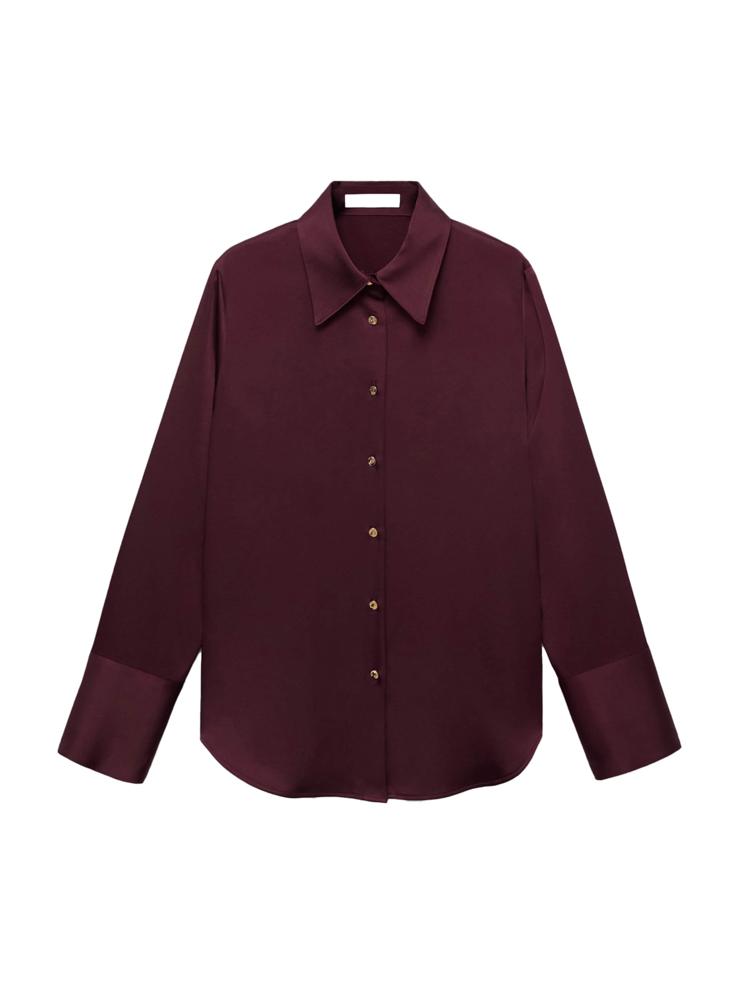 MANGO Blus 'IDEALE' i bordeaux, Produktvy