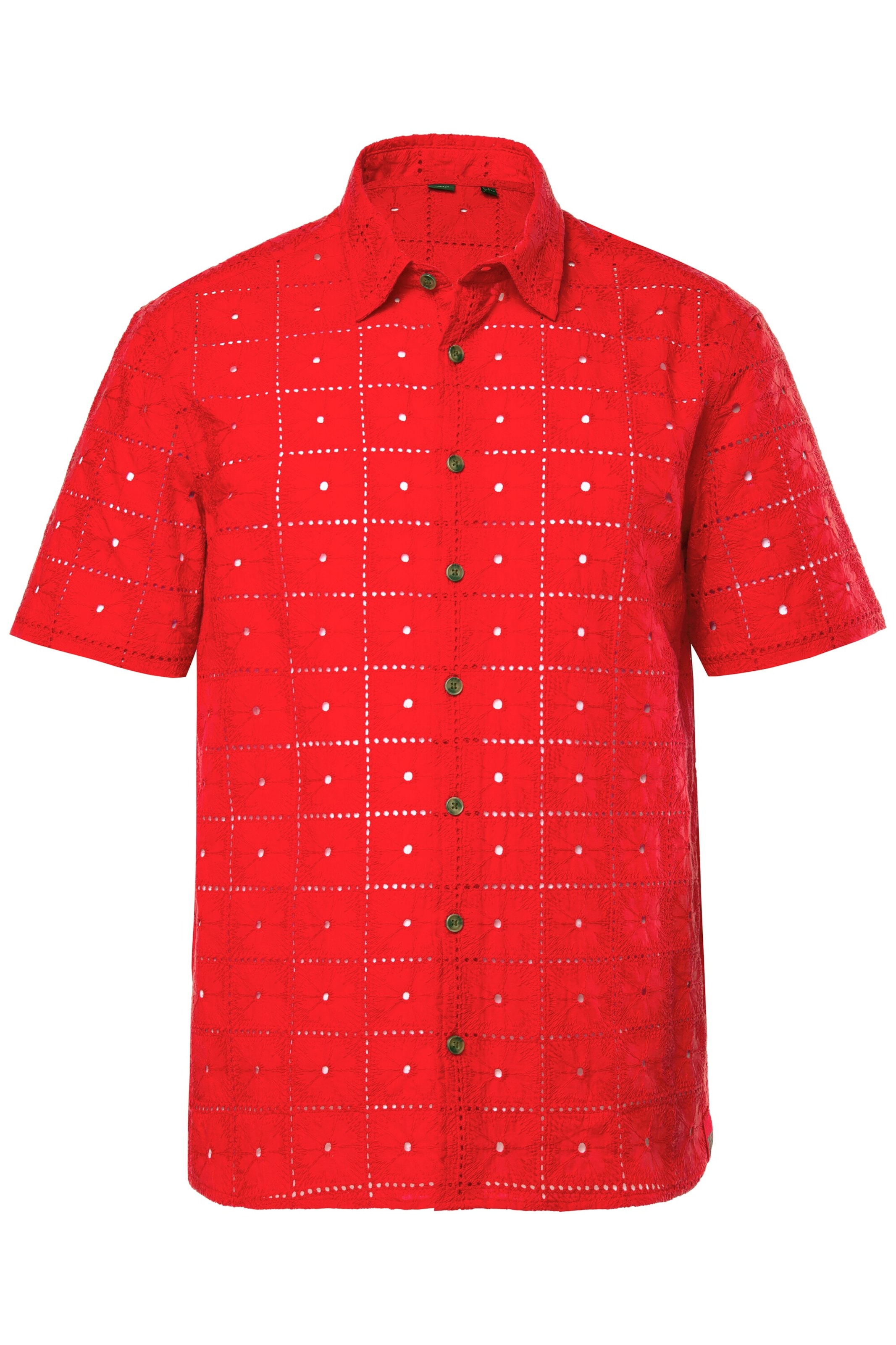 STHUGE Regular Fit Hemd in Rot: Vorderseite
