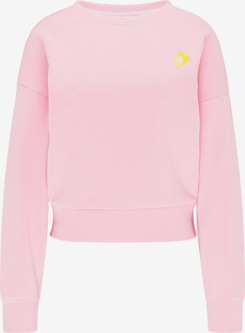 Sweat-shirt MYMO en rose : devant