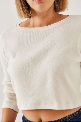 Pull-over Bianco Lucci en blanc