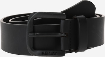 REPLAY Belt in Black: front