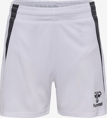 Hummel Sportshorts 'LEAD 2.0' in Weiß: Vorderseite