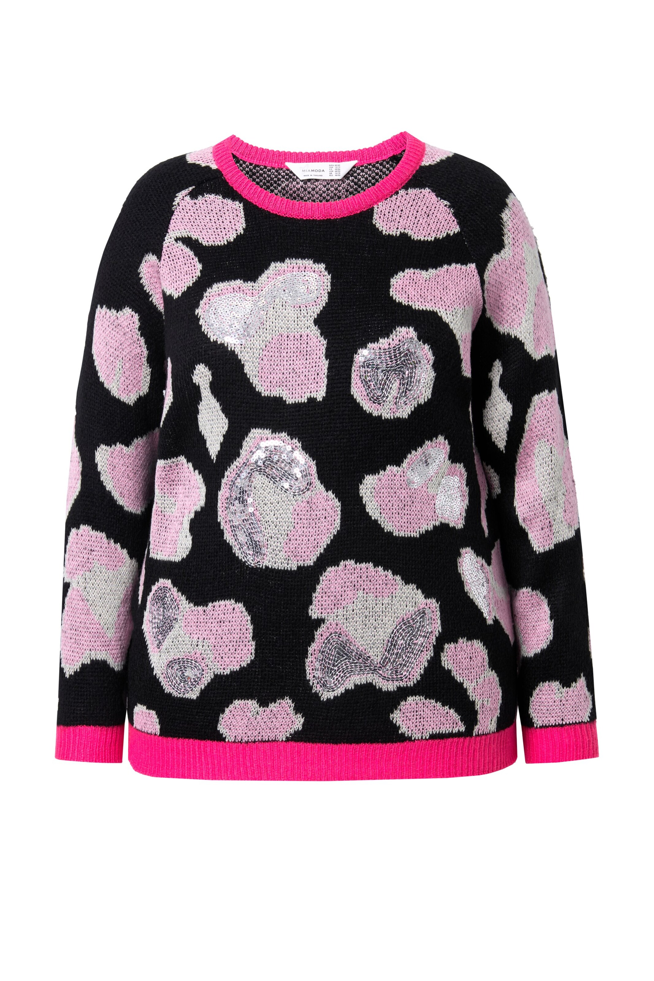 MIAMODA Trui in Zwart: voorkant