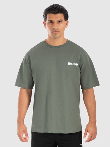 T-Shirt ' Cyris ' Smilodox en vert : devant