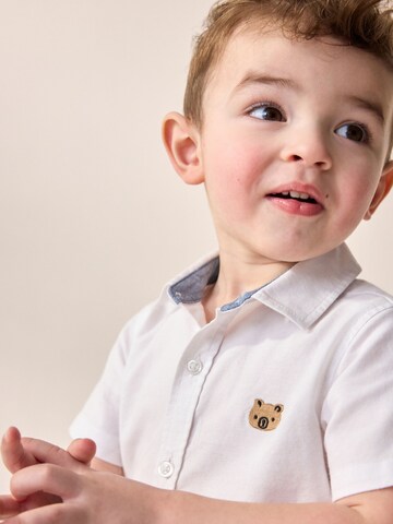Next Regular fit Button up shirt in White