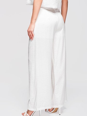 Ombre Wide leg Broek in Wit