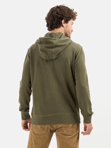 CAMEL ACTIVE Hoodie in Sweat-Qualität in Grün