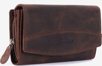 Benthill Wallet in Brown: front