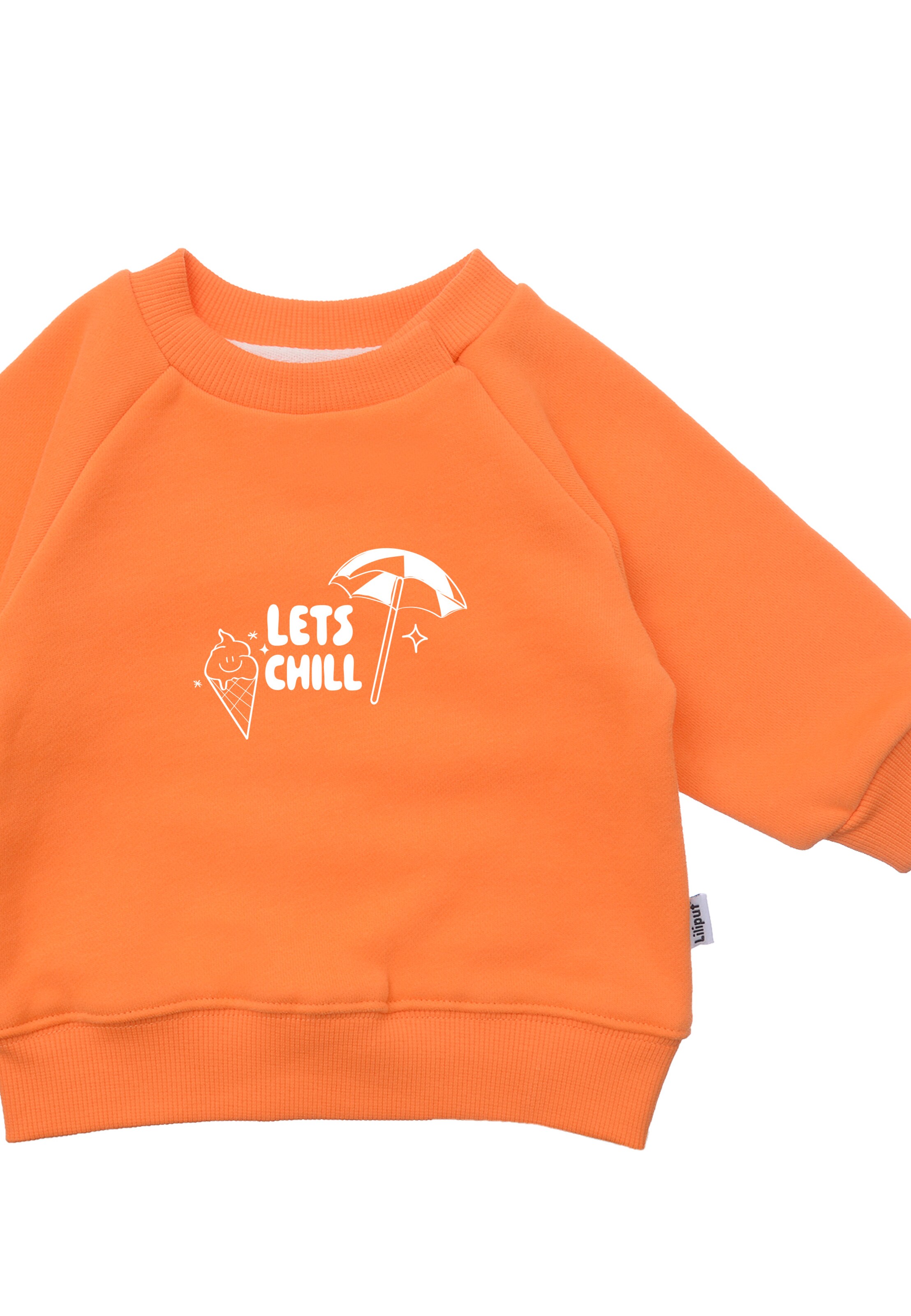LILIPUT Sweatshirt 'Lets Chill' in Orange