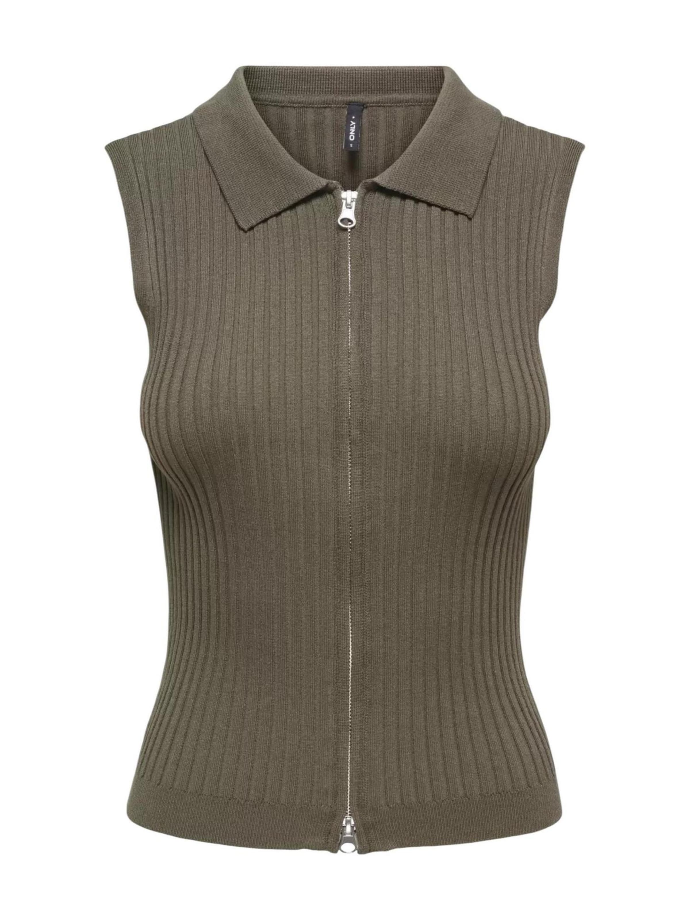 Pullover 'Onlmeddi Life Sl Zip Cardigan Knt 15364749' in XS ONLY di colore oliva, Visualizzazione prodotti