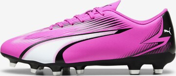 Chaussure de foot 'ULTRA PLAY' PUMA en rose : devant