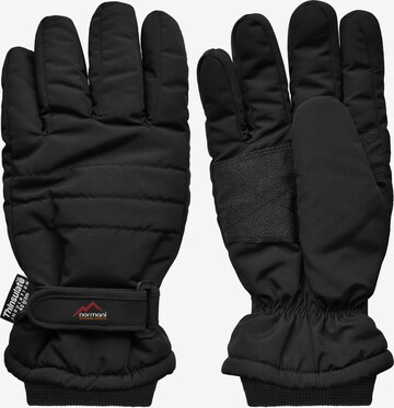 Gants de sport 'Snowguard Pro' normani en noir : devant