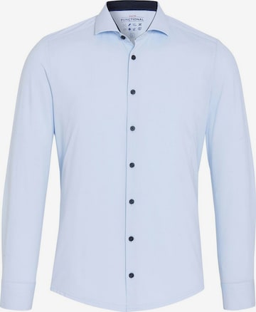 Coupe slim Chemise PURE en bleu : devant