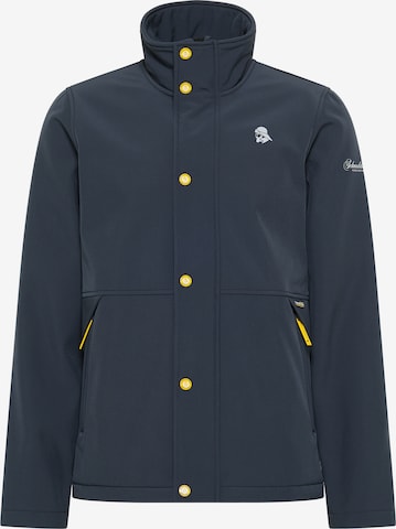 Schmuddelwedda Between-Season Jacket 'Albee' in Blue: front